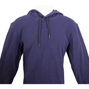 American Giant Mens Navy Blue Long‎ Sleeve Hoodie Sweatshirt Size M Made in USA